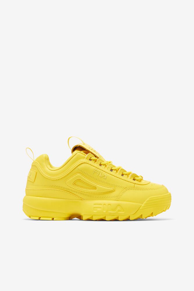 Fila Sneakers Womens Yellow - Disruptor 2 Premium - Philippines 2841650-ZE